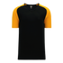 Athletic Knit V-Neck Baseball Jersey with Contrasting Shoulders (BA1375)